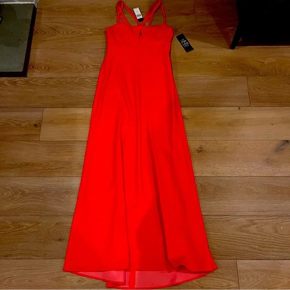 bcbg red evening dress Betsy and Adam Long Formal Dress a26972 Black / 0
